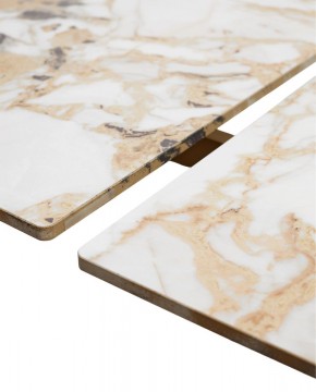 Стол ACERRA NEW 160 GLOSS GRAND JADE SOLID CERAMIC/ каркас цвета шампань, ®DISAUR в Агрызе - agryz.ok-mebel.com | фото 8