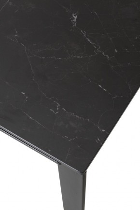 Стол CORNER 120 MATT BLACK MARBLE SOLID CERAMIC / BLACK, ®DISAUR в Агрызе - agryz.ok-mebel.com | фото 5