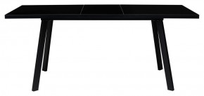 Стол ФИН 120 Черный, стекло/ Черный каркас М-City в Агрызе - agryz.ok-mebel.com | фото