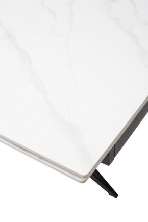 Стол FORIO 160 MATT WHITE MARBLE SOLID CERAMIC / BLACK, ®DISAUR в Агрызе - agryz.ok-mebel.com | фото 9