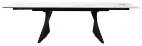 Стол IVAR 180 MARBLES KL-188 Контрастный мрамор, итальянская керамика, ®DISAUR в Агрызе - agryz.ok-mebel.com | фото 2