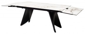 Стол IVAR 180 MARBLES KL-188 Контрастный мрамор, итальянская керамика, ®DISAUR в Агрызе - agryz.ok-mebel.com | фото 9