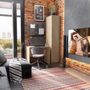 Стол КАСТОР письменный 80х50, цвет Дуб Сонома в Агрызе - agryz.ok-mebel.com | фото 3