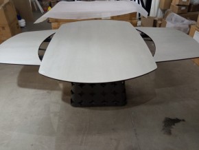 Стол LORENS 150 TL-58 поворотная система раскладки, испанская керамика / Темно-серый, ®DISAUR в Агрызе - agryz.ok-mebel.com | фото 2