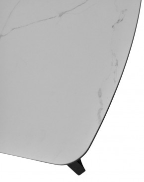 Стол RASMUS 160 TL-45 Белый мрамор, испанская керамика / черный каркас, ®DISAUR в Агрызе - agryz.ok-mebel.com | фото 6