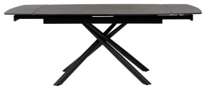 Стол RIVOLI 140 MATT BLACK MARBLE SOLID CERAMIC / BLACK, ®DISAUR в Агрызе - agryz.ok-mebel.com | фото 2