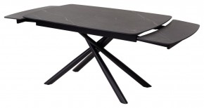 Стол RIVOLI 140 MATT BLACK MARBLE SOLID CERAMIC / BLACK, ®DISAUR в Агрызе - agryz.ok-mebel.com | фото 6