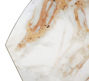 Стол TERAMO 135 GLOSS GRAND JADE SOLID CERAMIC, керамика, поворотн.механизм / Черный каркас, ®DISAUR в Агрызе - agryz.ok-mebel.com | фото 13