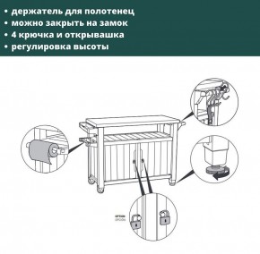 Столик для барбекю 207 Л (Unity XL 207L) в Агрызе - agryz.ok-mebel.com | фото 8