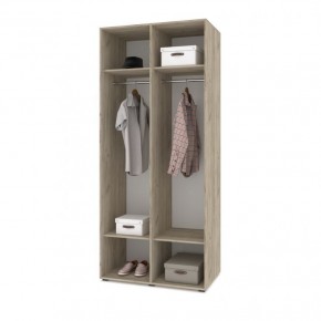 СТОУН С21 Шкаф 2-х створчатый (серый дуб/белый) в Агрызе - agryz.ok-mebel.com | фото 3