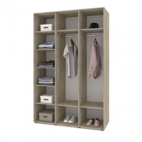 СТОУН С31 Шкаф 3-х створчатый (серый дуб/белый) в Агрызе - agryz.ok-mebel.com | фото 3
