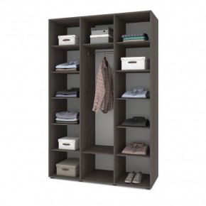 СТОУН С32 Шкаф 3-х створчатый (золотой дуб/графит) в Агрызе - agryz.ok-mebel.com | фото 3