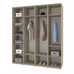 СТОУН С41 Шкаф 4-х створчатый (дуб золотой/графит) в Агрызе - agryz.ok-mebel.com | фото 3