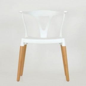 Стул Barneo N-218 Wishbone интерьерный кухонный белый в Агрызе - agryz.ok-mebel.com | фото 3