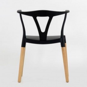 Стул Barneo N-218 Wishbone интерьерный кухонный черный в Агрызе - agryz.ok-mebel.com | фото 2