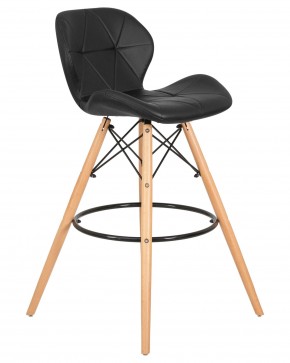 Стул барный DOBRIN BUTTERFLY BAR, ножки светлый бук, цвет чёрный в Агрызе - agryz.ok-mebel.com | фото 2