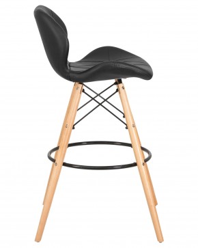 Стул барный DOBRIN BUTTERFLY BAR, ножки светлый бук, цвет чёрный в Агрызе - agryz.ok-mebel.com | фото 3