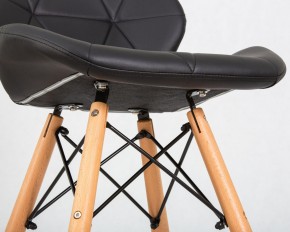 Стул барный DOBRIN BUTTERFLY BAR, ножки светлый бук, цвет чёрный в Агрызе - agryz.ok-mebel.com | фото 9