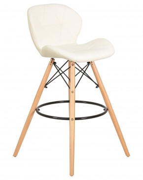Стул барный DOBRIN BUTTERFLY BAR, ножки светлый бук, цвет кремовый в Агрызе - agryz.ok-mebel.com | фото