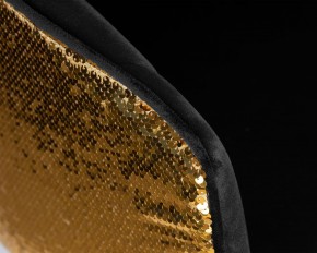 Стул барный DOBRIN DARCY GOLD SHINY, черный велюр с золотыми пайетками в Агрызе - agryz.ok-mebel.com | фото 8