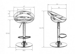 Стул барный DOBRIN DISCO LM-1010 (белый) в Агрызе - agryz.ok-mebel.com | фото 2