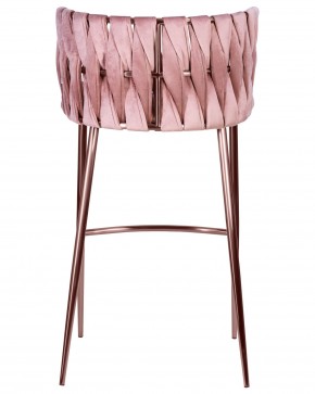 Стул барный DOBRIN EMMA ROSE GOLD, розовый велюр (VF-10) в Агрызе - agryz.ok-mebel.com | фото 5