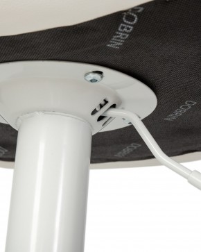 Стул барный DOBRIN TAILOR WHITE, белый PU в Агрызе - agryz.ok-mebel.com | фото 7