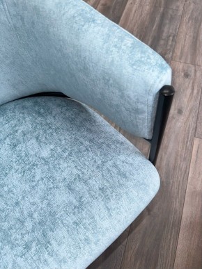 Стул ДИЛЛ, цвет RAIN 7 бриз, велюр / черный каркас М-City в Агрызе - agryz.ok-mebel.com | фото 7