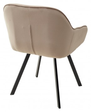 Стул GALE 360 град. поворот. BLUVEL-40 BEIGE, велюр/ черный каркас, М-City в Агрызе - agryz.ok-mebel.com | фото 4