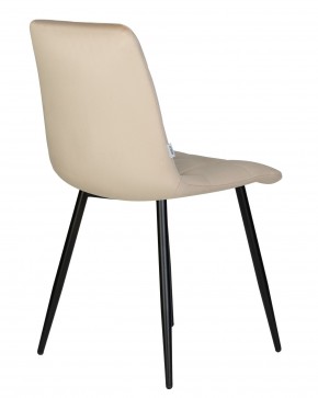 Стул обеденный DOBRIN CHILLY, Бежевый Holland 07, основание черный в Агрызе - agryz.ok-mebel.com | фото 5