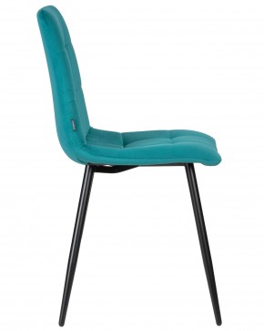 Стул обеденный DOBRIN CHILLY, Морской волны Holland 56, основание черное в Агрызе - agryz.ok-mebel.com | фото 3