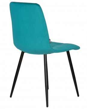 Стул обеденный DOBRIN CHILLY, Морской волны Holland 56, основание черное в Агрызе - agryz.ok-mebel.com | фото 4