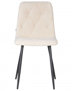 Стул обеденный DOBRIN CHILLY ROMBO, Бежевый Simple 44, основание черный в Агрызе - agryz.ok-mebel.com | фото 6
