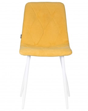 Стул обеденный DOBRIN CHILLY ROMBO, Горчичный Simple 15, основание белый в Агрызе - agryz.ok-mebel.com | фото 7
