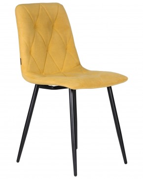 Стул обеденный DOBRIN CHILLY ROMBO, Горчичный Simple 15, основание черное в Агрызе - agryz.ok-mebel.com | фото 2