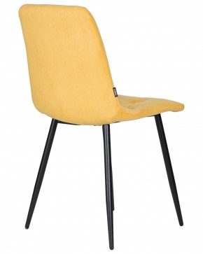 Стул обеденный DOBRIN CHILLY ROMBO, Горчичный Simple 15, основание черное в Агрызе - agryz.ok-mebel.com | фото 4