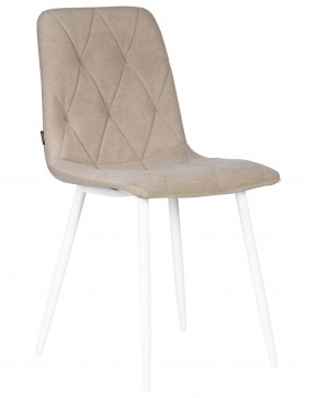 Стул обеденный DOBRIN CHILLY ROMBO, Капучино Simple 05, основание белый в Агрызе - agryz.ok-mebel.com | фото