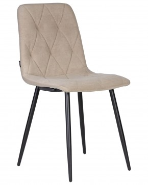 Стул обеденный DOBRIN CHILLY ROMBO, Капучино Simple 05, основание черное в Агрызе - agryz.ok-mebel.com | фото