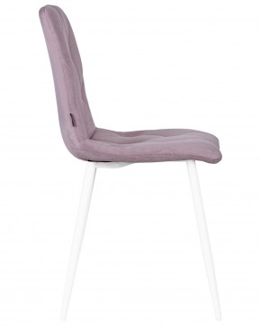 Стул обеденный DOBRIN CHILLY ROMBO, Лавандовый Simple 48, основание белый в Агрызе - agryz.ok-mebel.com | фото 3