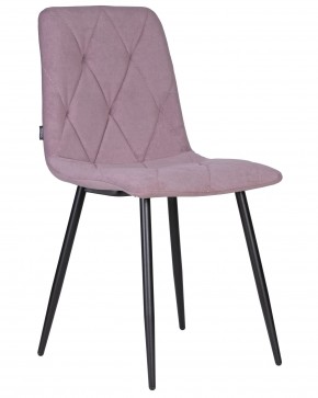 Стул обеденный DOBRIN CHILLY ROMBO, Лавандовый Simple 48, основание черное в Агрызе - agryz.ok-mebel.com | фото
