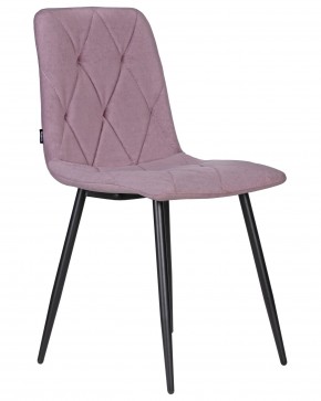 Стул обеденный DOBRIN CHILLY ROMBO, Лавандовый Simple 48, основание черное в Агрызе - agryz.ok-mebel.com | фото 2