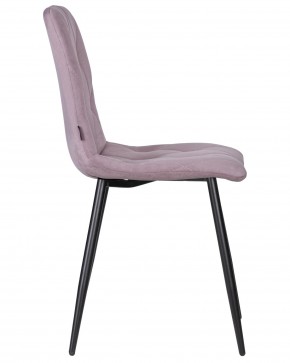 Стул обеденный DOBRIN CHILLY ROMBO, Лавандовый Simple 48, основание черное в Агрызе - agryz.ok-mebel.com | фото 3