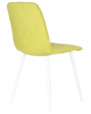 Стул обеденный DOBRIN CHILLY ROMBO, Лайм Simple 14, основание белый в Агрызе - agryz.ok-mebel.com | фото 4