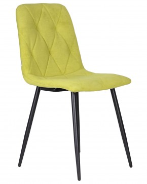Стул обеденный DOBRIN CHILLY ROMBO, Лайм Simple 14, основание черное в Агрызе - agryz.ok-mebel.com | фото 2