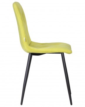 Стул обеденный DOBRIN CHILLY ROMBO, Лайм Simple 14, основание черное в Агрызе - agryz.ok-mebel.com | фото 3