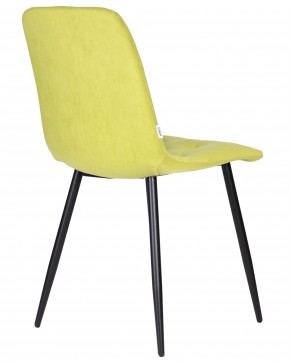 Стул обеденный DOBRIN CHILLY ROMBO, Лайм Simple 14, основание черное в Агрызе - agryz.ok-mebel.com | фото 4