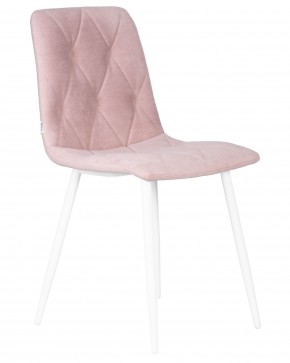 Стул обеденный DOBRIN CHILLY ROMBO, Розовый Simple 03, основание белый в Агрызе - agryz.ok-mebel.com | фото 2