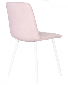 Стул обеденный DOBRIN CHILLY ROMBO, Розовый Simple 03, основание белый в Агрызе - agryz.ok-mebel.com | фото 4
