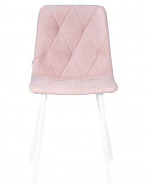 Стул обеденный DOBRIN CHILLY ROMBO, Розовый Simple 03, основание белый в Агрызе - agryz.ok-mebel.com | фото 6