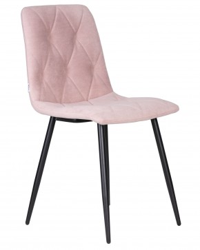 Стул обеденный DOBRIN CHILLY ROMBO, Розовый Simple 03, основание черное в Агрызе - agryz.ok-mebel.com | фото 2